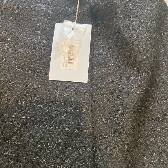 NWT Hill House The Tatiana Skirt Black Tweed Women’s Size XL - Picture 4 of 7